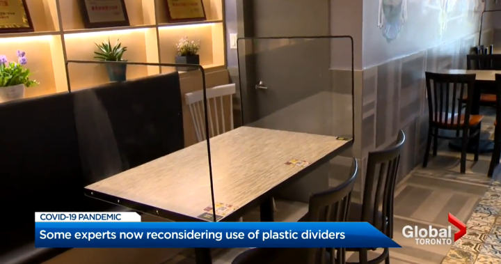 COVID-19: Plastic dividers broadly ineffective and even counterproductive, Ontario professional says