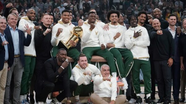 Milwaukee Bucks visit President Joe Biden at the White House