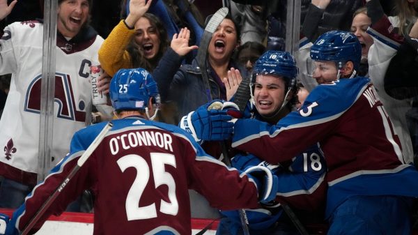 Alex Newhook scores tiebreaker late, Avalanche beat Senators