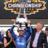 Larson wraps up comeback season with 1st NASCAR title