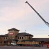 Outlets at Castle Rock trims 55-foot white fir Christmas tree