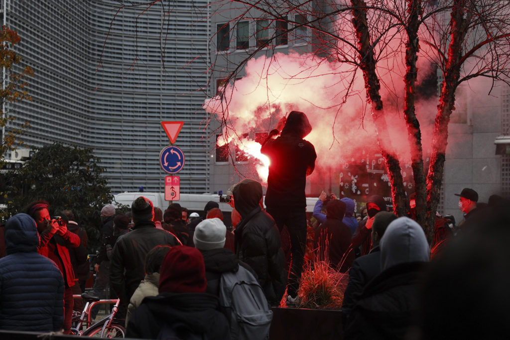 E.U. braces for tough winter as citizens protest COVID restrictions