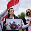 Belarus courtroom sentences opposition chief’s husband to 18 years in jail