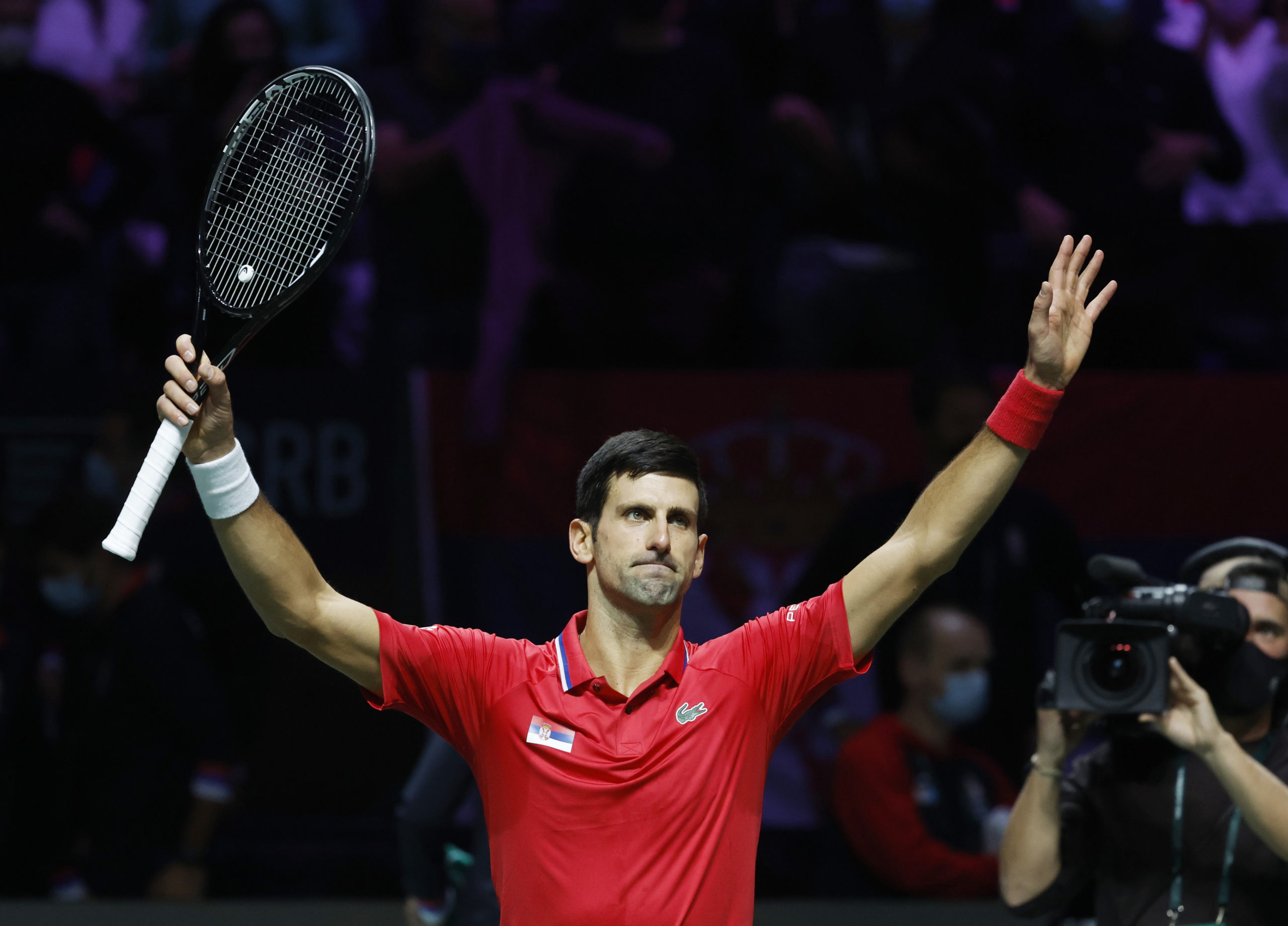 Impressed Djokovic powers Serbia into Davis Cup semi-finals