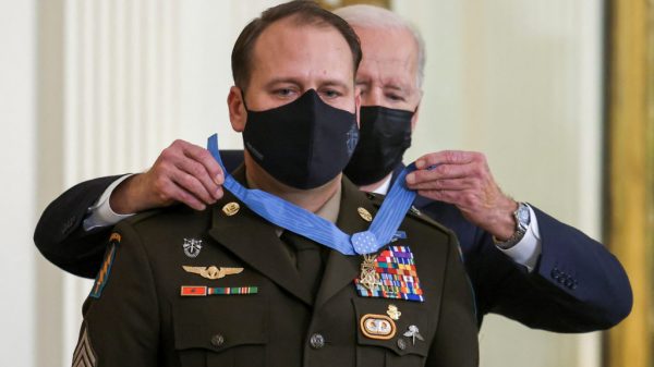 WATCH: Biden awards Medal of Honor to a few troopers for actions in Iraq, Afghanistan