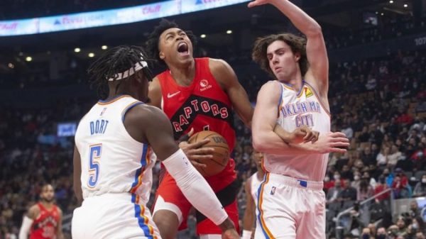 Gilgeous-Alexander, Dort lead Thunder over Raptors