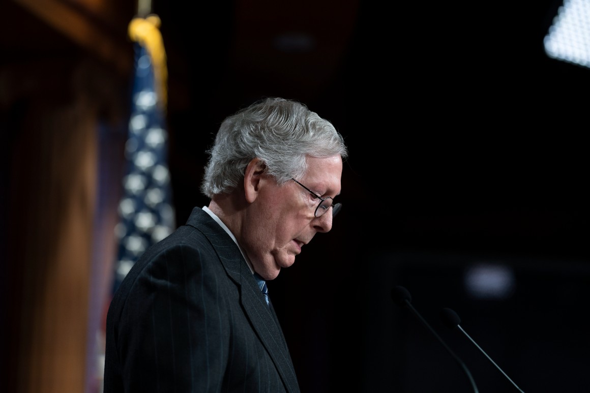 GOP blows off Trump’s bid to oust McConnell