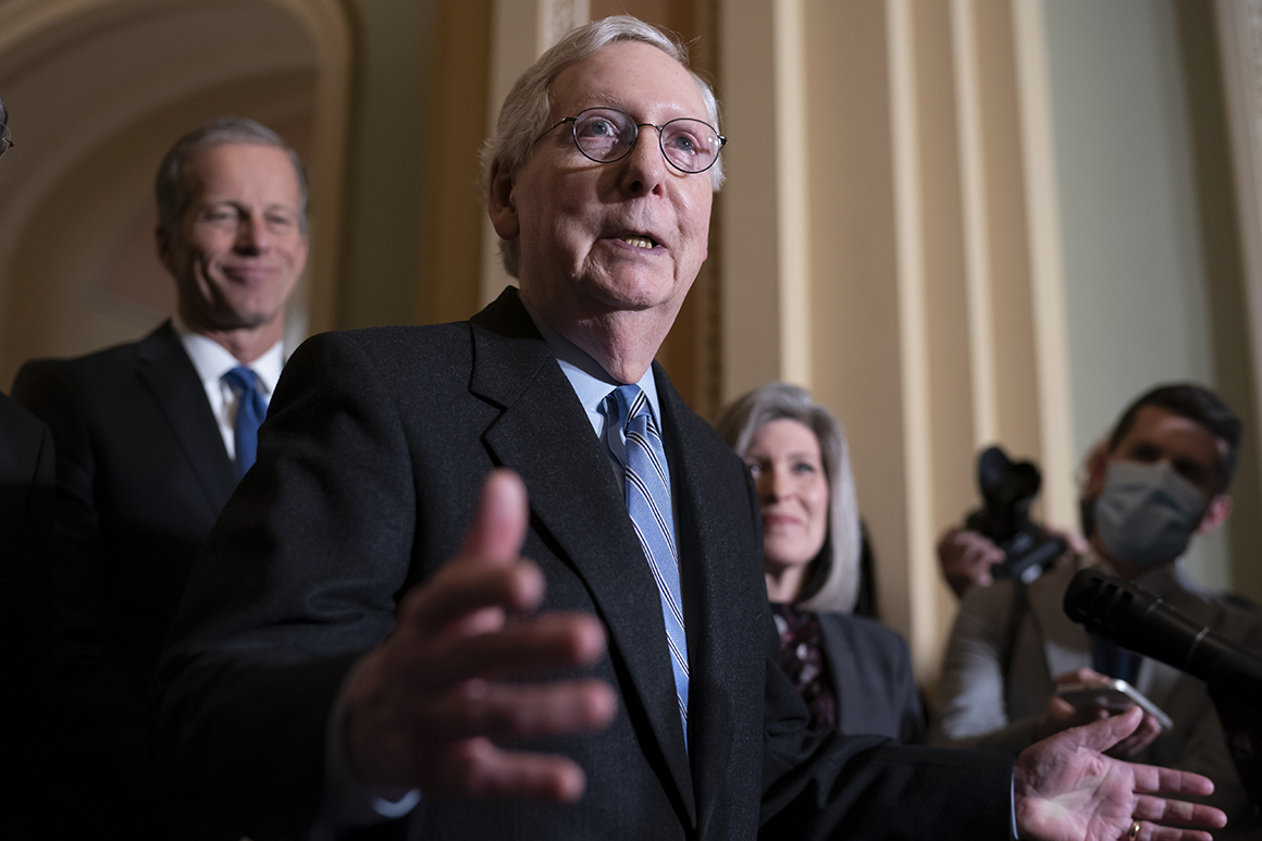 Senate GOP rejects debt restrict repair on must-pass protection invoice