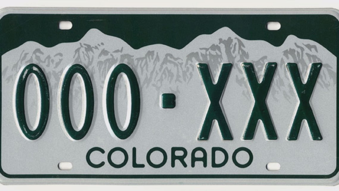 Colorado regulation will not permit utilizing outdated license plates on new vehicles