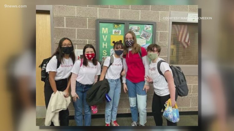 Mountain Vista classmates create T-shirt responding pupil's 'No Means Sure' shirt