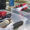 WATCH: Shoe giveaway in Aurora for folks in want