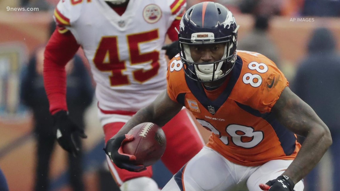 Demaryius Thomas bonded with household over their son’s braveness