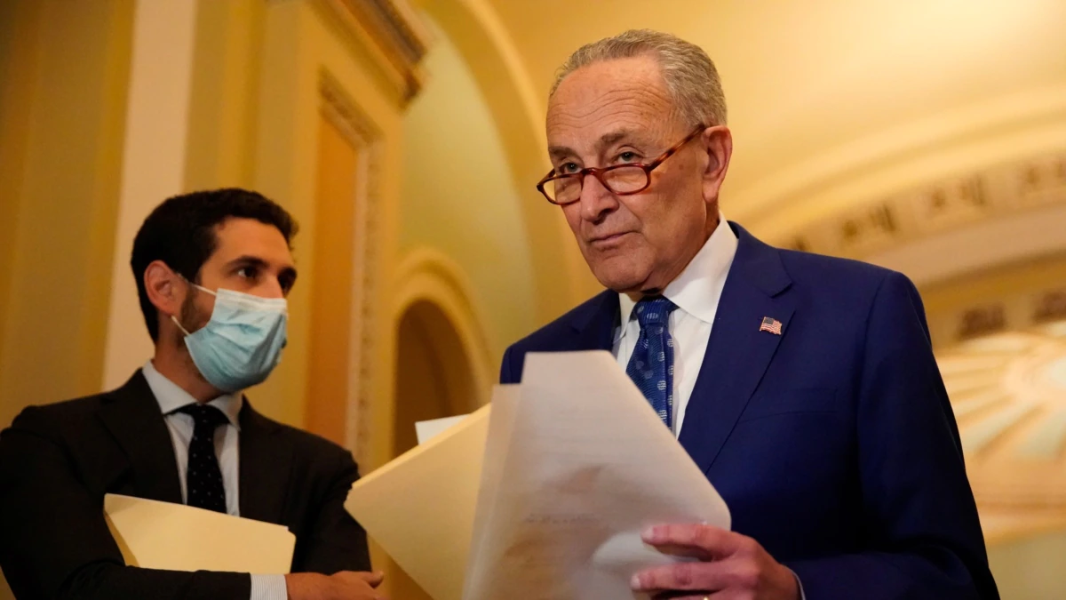 Schumer Publicizes Early 2022 Vote on Biden Security Internet Laws