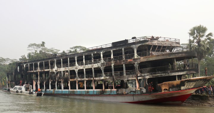 At the very least 39 lifeless after ferry fireplace forces escape to frigid Bangladesh river – Nationwide
