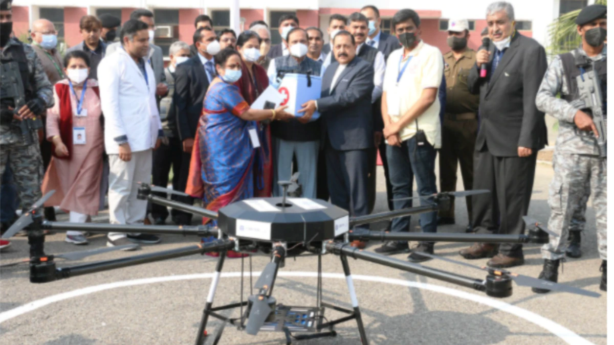 India Assessments Drone Deliveries for COVID-19 Vaccines in Distant Jammu