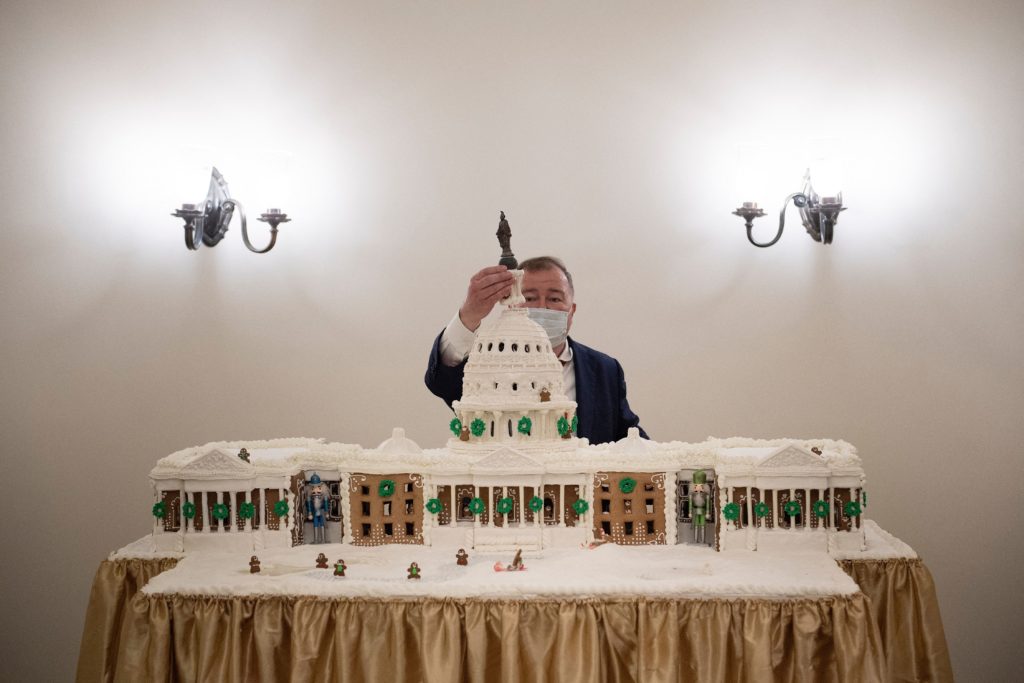 The Capitol made out of gingerbread? You butter imagine it