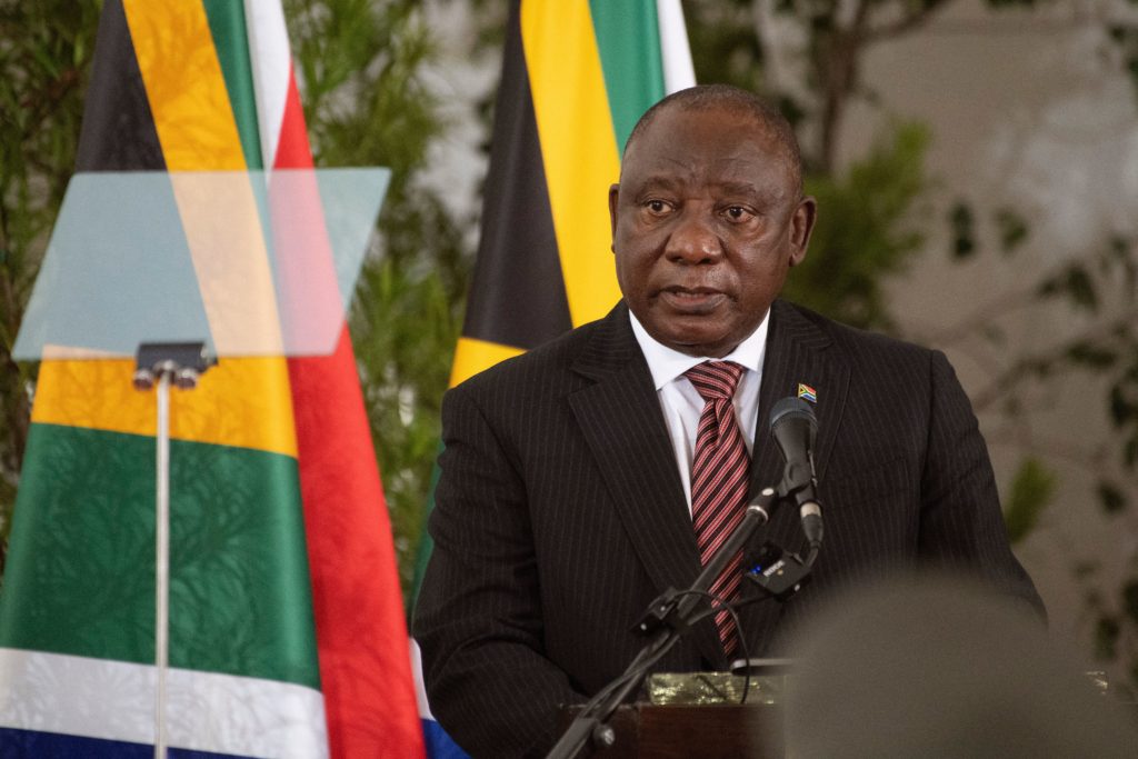 South African president checks optimistic for COVID, mildly in poor health