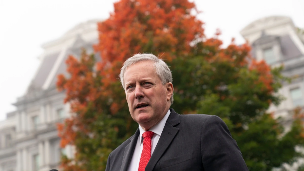 Lawyer Says Meadows Will not Cooperate with Jan. 6 Panel