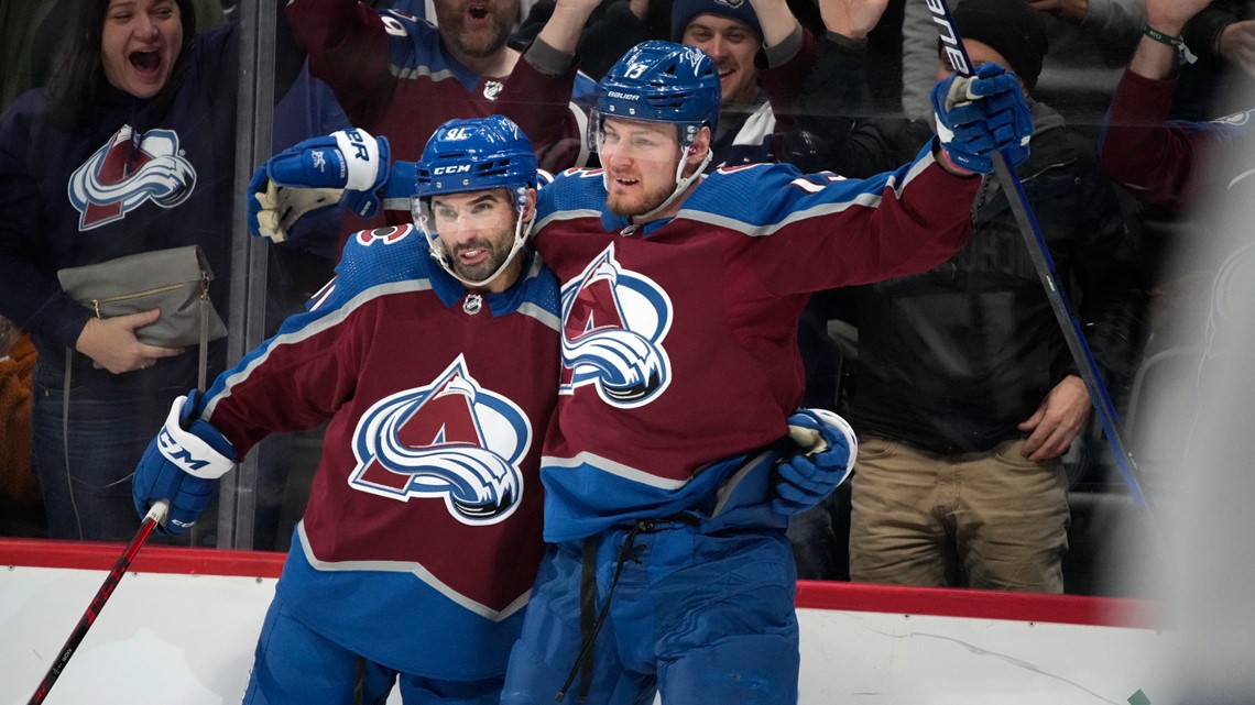 Valeri Nichushkin scores twice as Avalanche beat Rangers