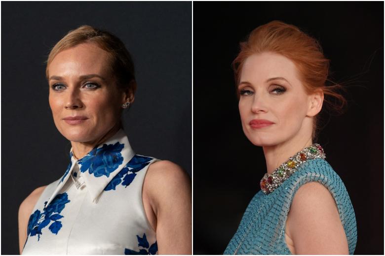 Diane Kruger says Jessica Chastain made certain The 355 actresses acquired similar pay