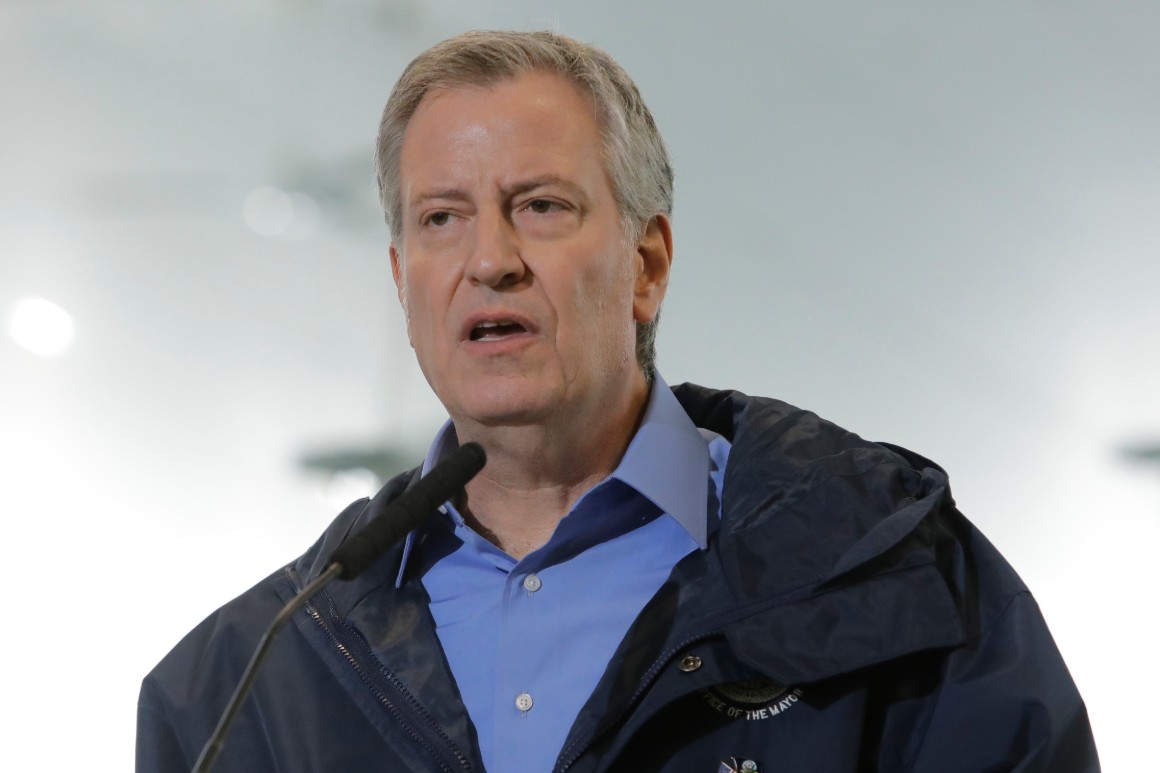 De Blasio tells Biden: New York wants assist now