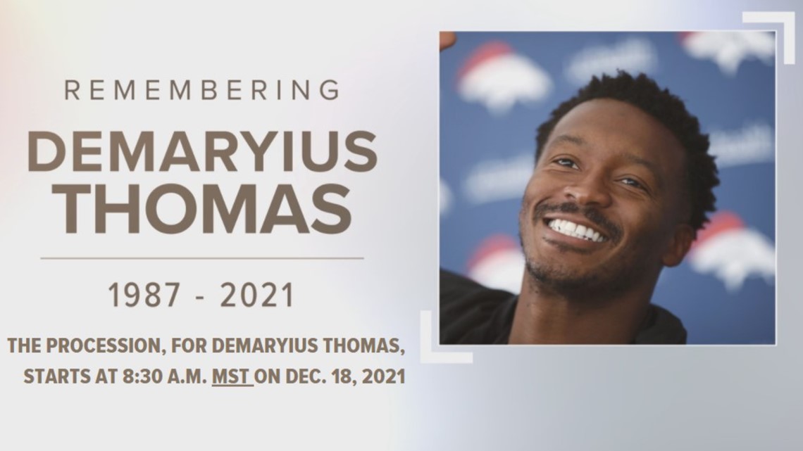 Funeral for Demaryius Thomas to be held Saturday