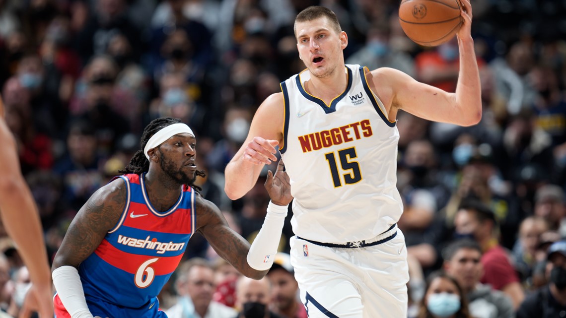 Nikola Jokic simply misses triple-double, Nuggets high Wizards