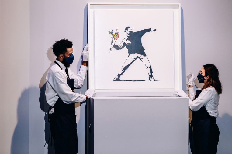 Chopping a Banksy into 10,000 (digital) items, Arts Information & Prime Tales