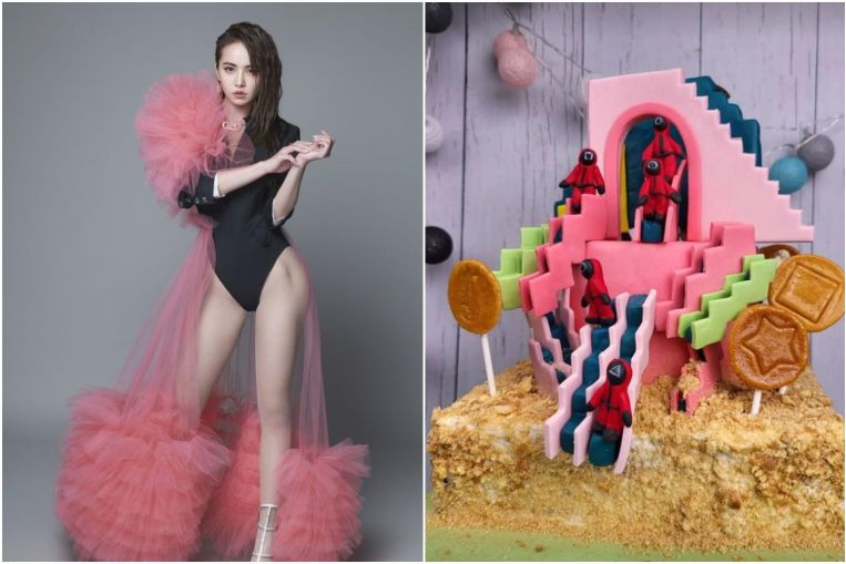 Singer Jolin Tsai spends three days baking Squid Recreation-inspired cake, Leisure Information & Prime Tales