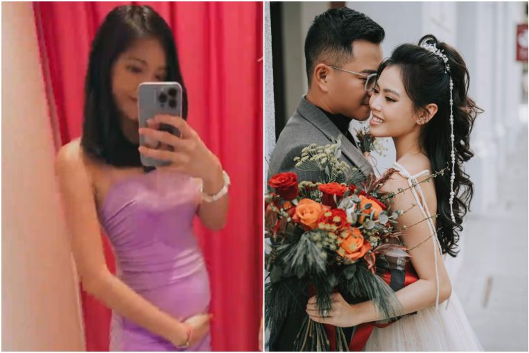 Actress Kimberly Chia shares photographs of wedding ceremony and child bump for the primary time, Leisure Information & High Tales