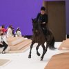 Horse struts catwalk at Chanel’s Paris Haute Couture present