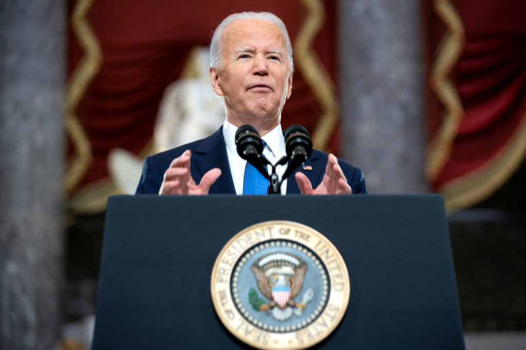 Learn Biden’s full speech marking anniversary of Jan. 6 assault
