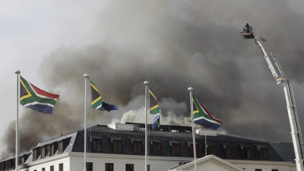 Hearth reignites at South African parliament a day after blaze broken constructing’s roof – Nationwide