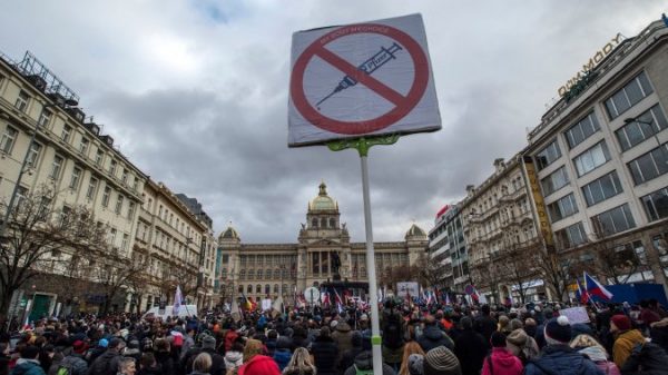 Hundreds in Prague rally towards COVID-19 vaccine mandate – Nationwide