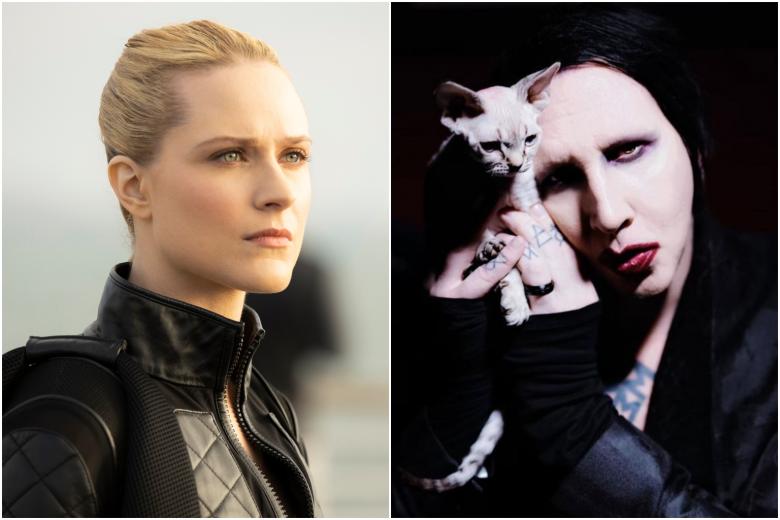 Actress Evan Rachel Wooden says singer Marilyn Manson raped her throughout video shoot