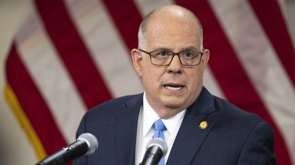 Larry Hogan goes on tour to spice up Republicans on Trump’s enemies record