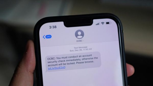 How SMS phishing scams have affected OCBC clients and put textual content messaging safety in focus