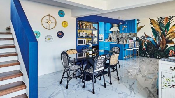 The Stylish House: Daring nautical hues for 5-room govt maisonette