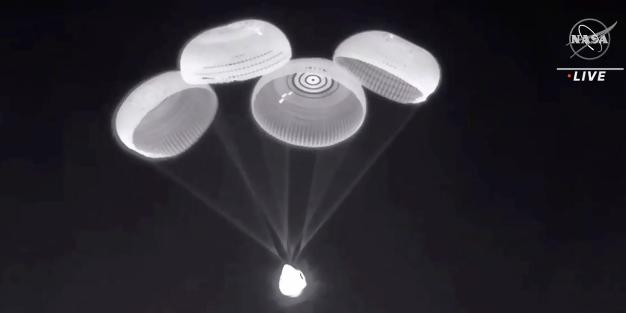 NASA, SpaceX Scrutinize Parachute System On Spacecraft