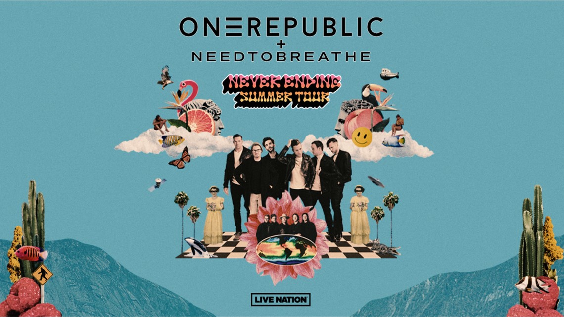 OneRepublic, Needtobreathe to play 40-date summer season 2022 US tour