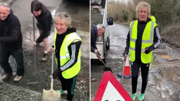 Rod Stewart fills potholes close to his residence ‘as a result of nobody might be bothered to do it’ – Nationwide