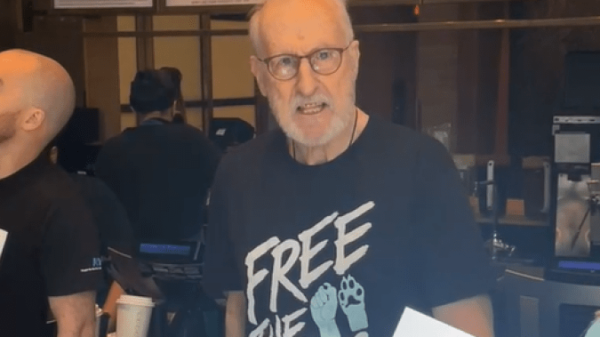 ‘Succession’ star James Cromwell superglues hand to Starbucks counter in protest – Nationwide