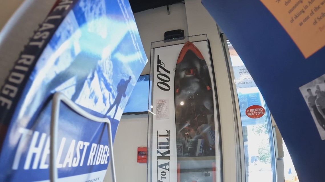 James Bond’s snowboard on show in Vail